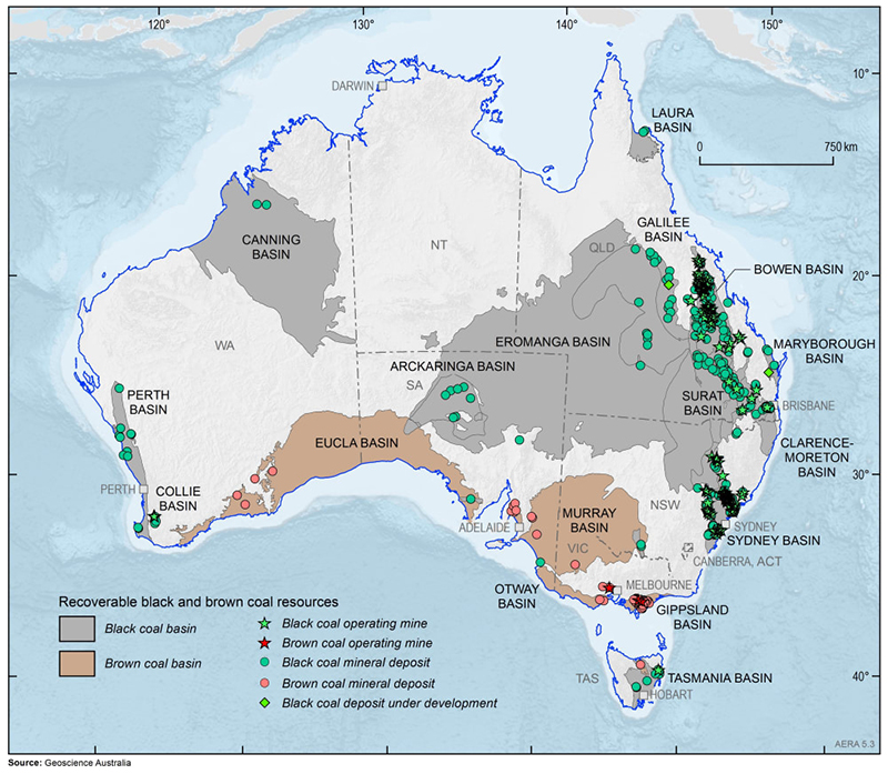 Coal | Geoscience Australia