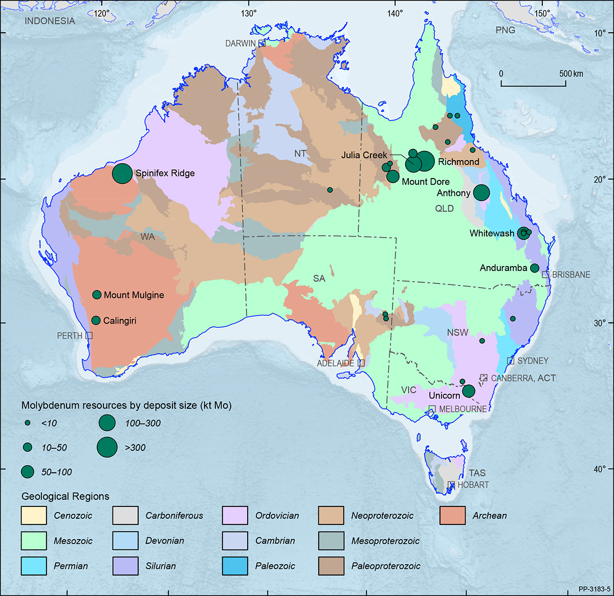 Commodity Summaries | Australia's Identified Mineral Resources 2019