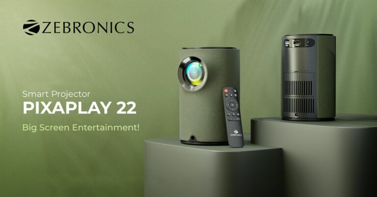 Zebronics ZEB-PixaPlay 22 smart LED projector launched in India at Rs 12,999