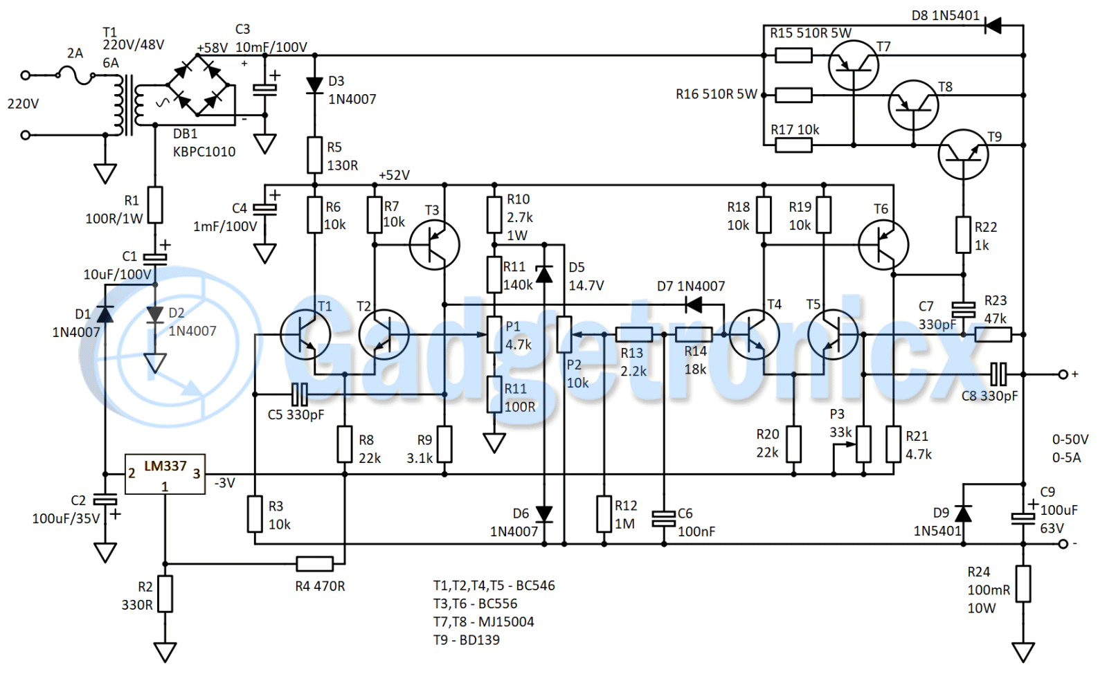 Diy Power Supply Schematic