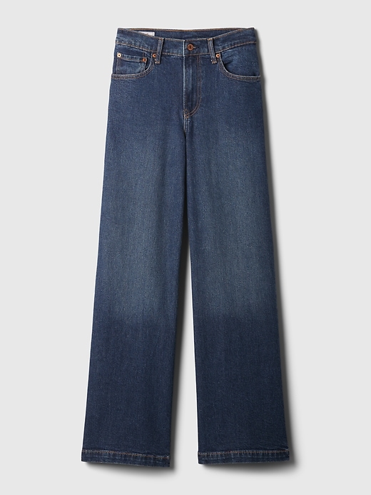 Image number 7 showing, High Rise Stride Wide-Leg Jeans