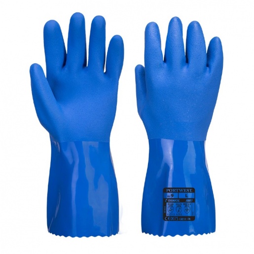 Portwest A881 Marine Chemical-Resistant PVC Gauntlets