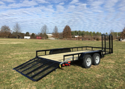 Utility Trailer 6 ft 10 inch x 16 ft (Side and Rear Gate)