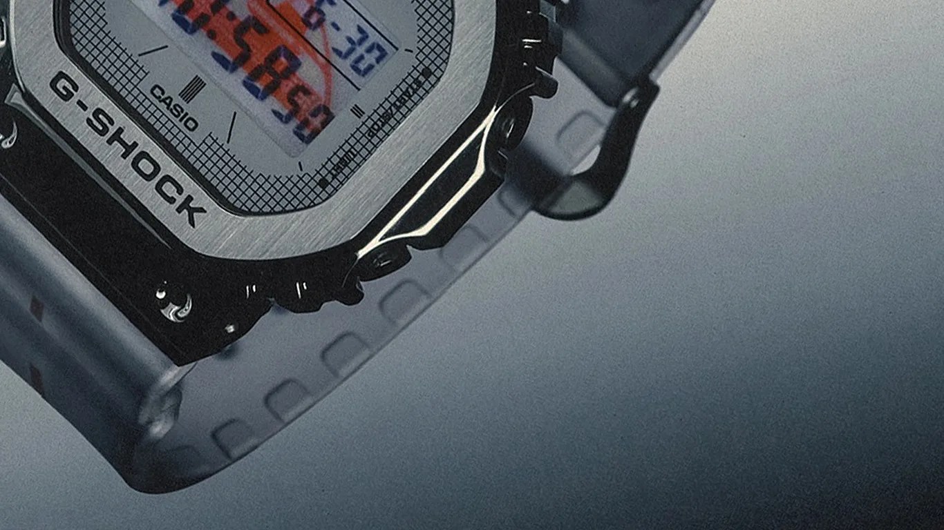 a closeup of a g shock watch