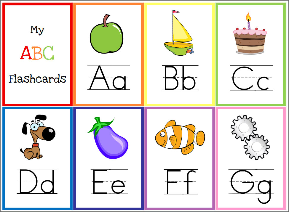 Alphabet Printable Flashcards