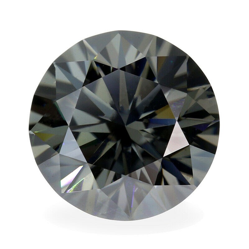 Grey Moissanite