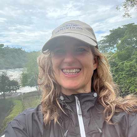 GeoEx Air Specialist Sabrina Middleton in Uganda