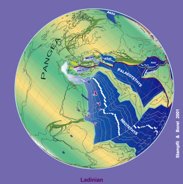 Triassic Period Map