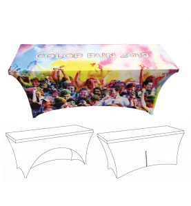 Custom Printed Spandex Table Cover