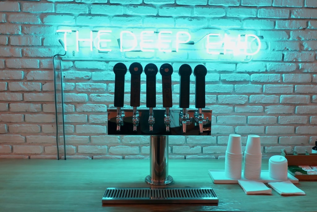 Nitro coffee taps Spa City Motor Lodge NY