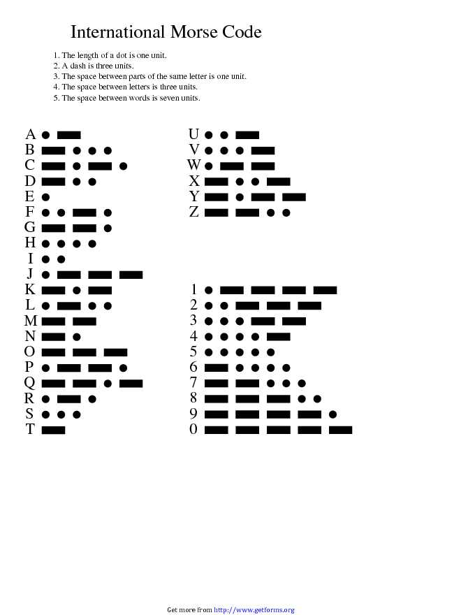 International Morse Code 2