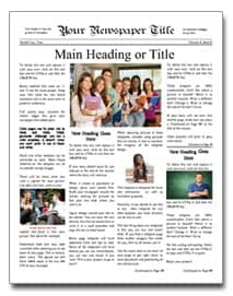 newspaper template image 4