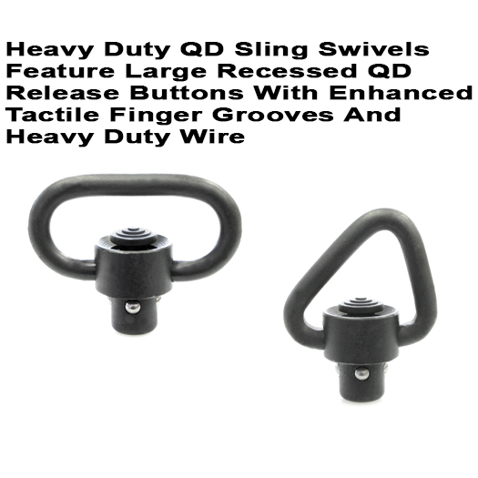 Heavy Duty Enhanced Quick Detach Sling Swivels