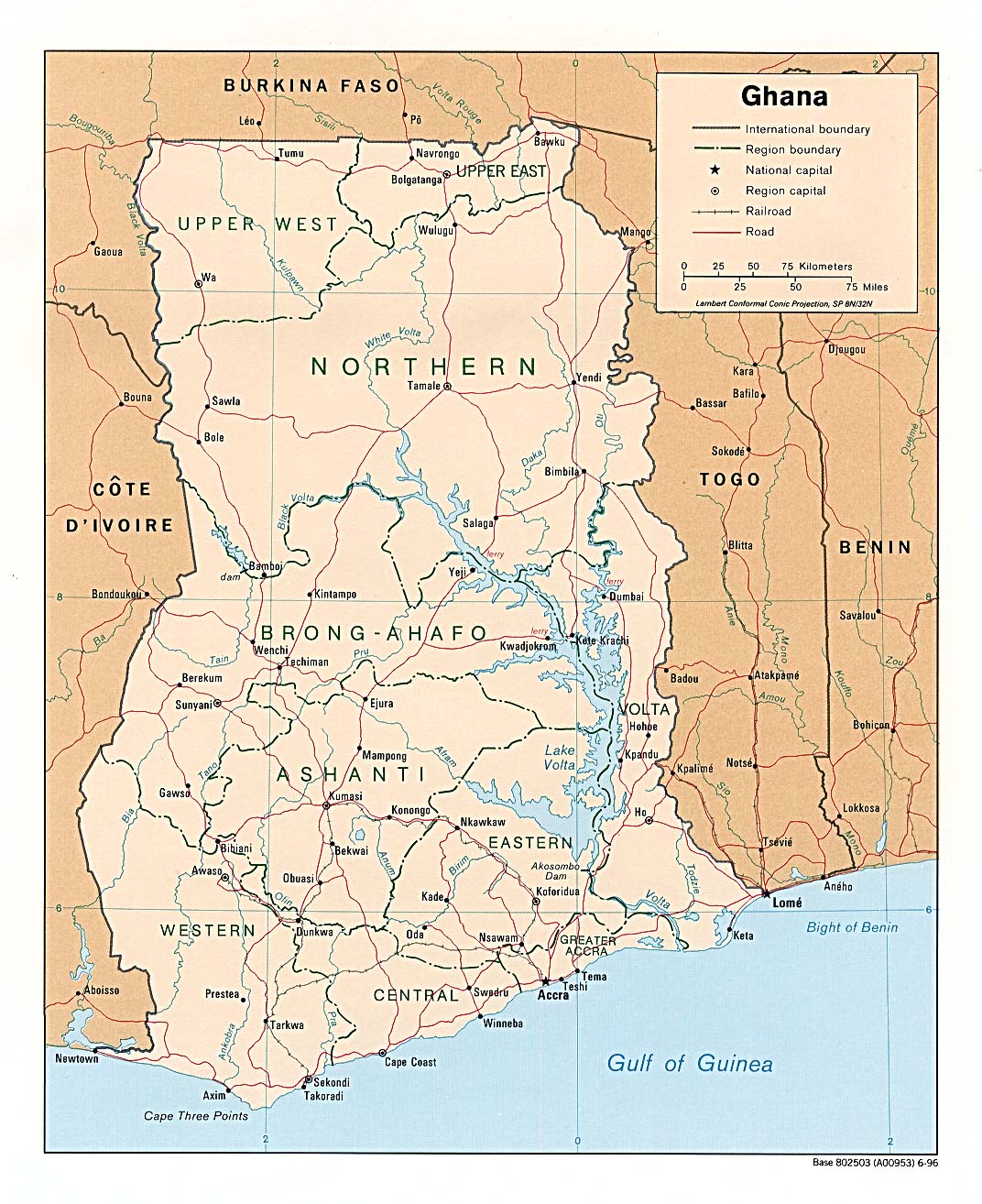 Ghana Map - GRi