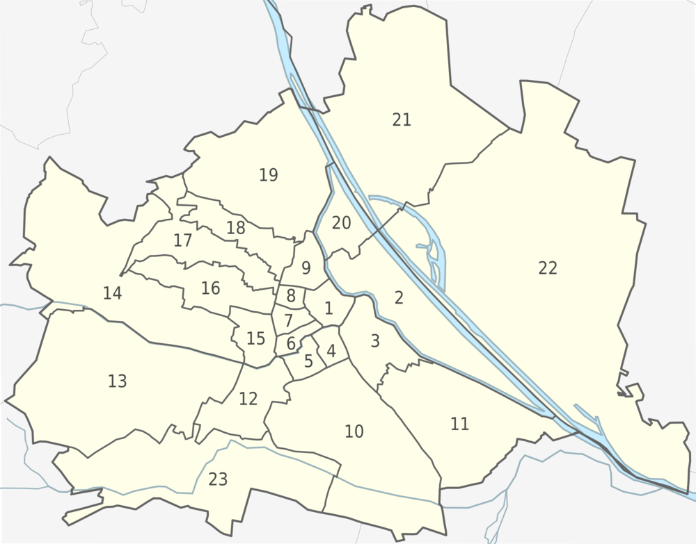 Go to detail page of Districts of Vienna 