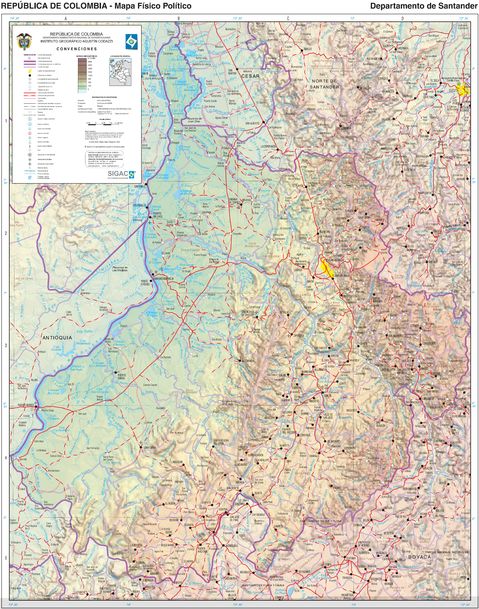 See fullsize map of: Santander map 2003