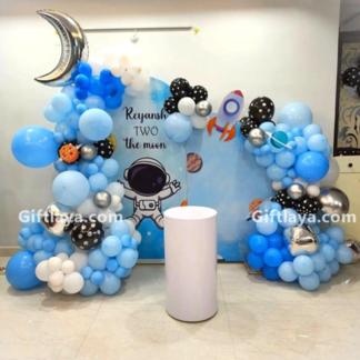 Space Theme Premium Birthday Decoration