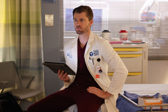 CHICAGO MED season 9 Luke Mitchell