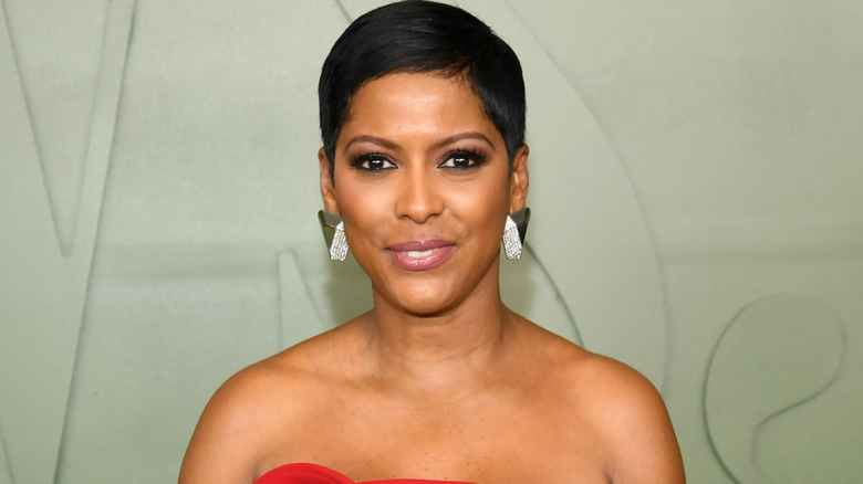 Tamron Hall with a pixie haircut