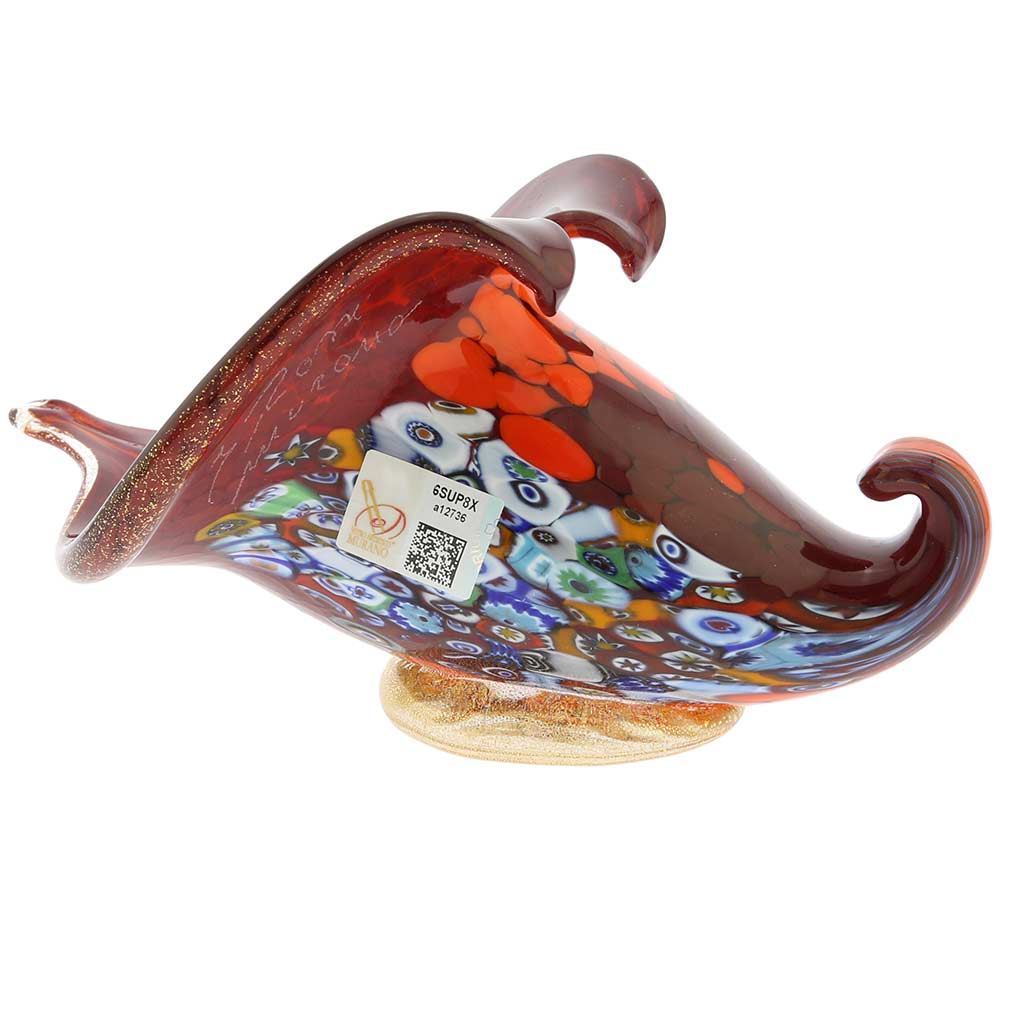 Murano Glass Italian Horn of Plenty