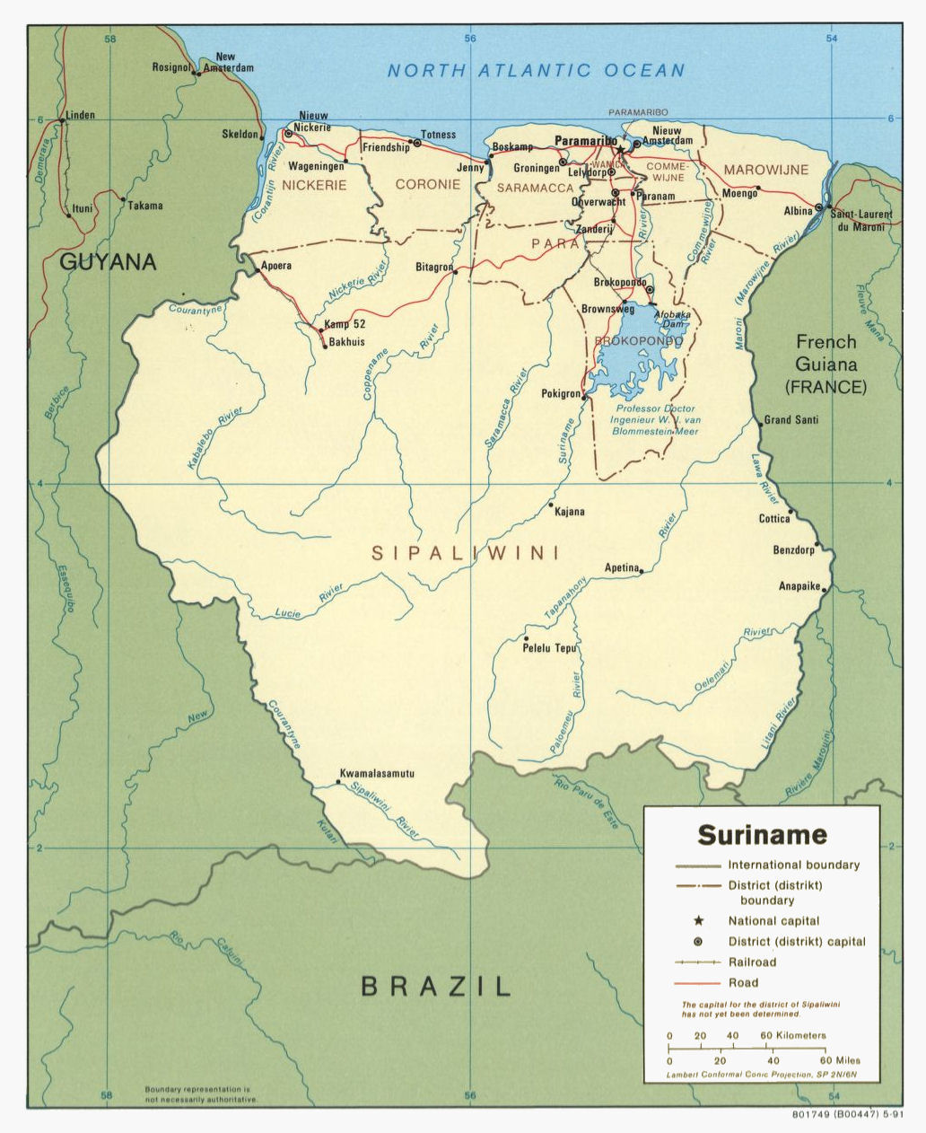 Suriname Maps