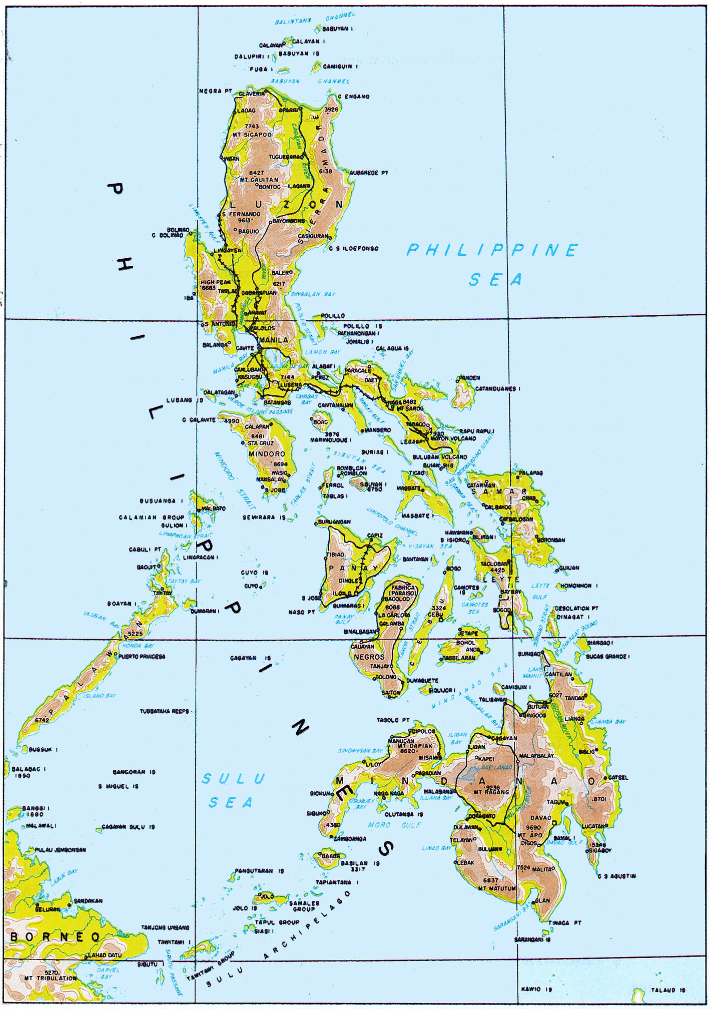 Printable Philippine Map