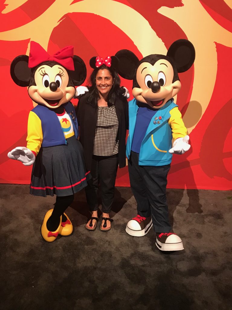 Check out Mickey and Minnie in their new Toy Story Land outfits.