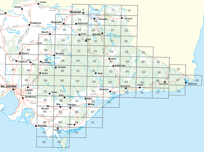 deer hunting maps victoria Eastern Victoria Deer Hunting Maps Game Management Authority deer hunting maps victoria