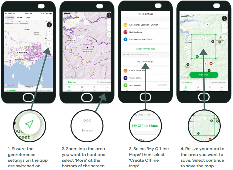 deer hunting maps victoria Hunting Maps Game Management Authority deer hunting maps victoria