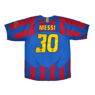 Vintage Soccer Jersey MESSI #30 Barcelona Home 2005/06 - UCL Final - gogoalshop