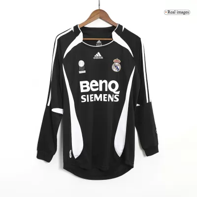 Vintage Soccer Jersey Real Madrid Away Long Sleeve 2006/07 - gogoalshop