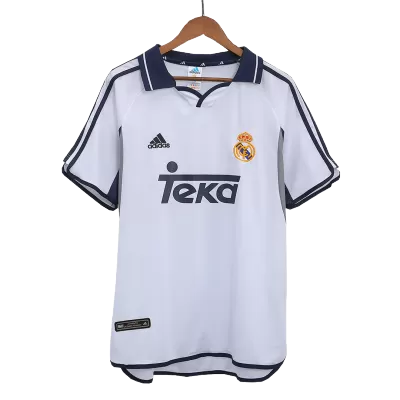 Vintage Soccer Jersey Real Madrid Home 2000/01 - gogoalshop