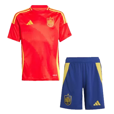 Spain Home Kids Soccer Jerseys Kit EURO 2024 - gogoalshop