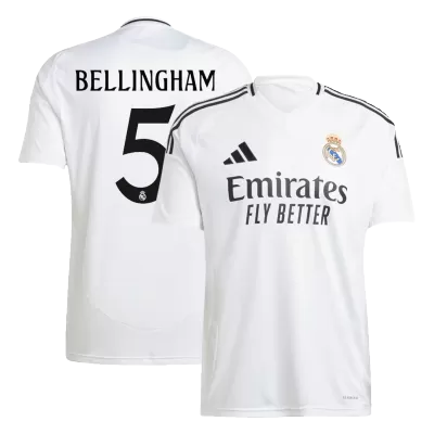 BELLINGHAM #5 Real Madrid Home Soccer Jersey 2024/25 - gogoalshop