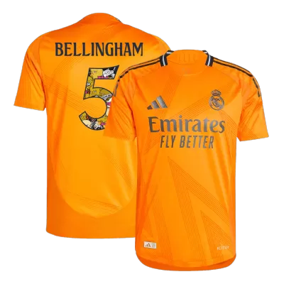 BELLINGHAM #5 Real Madrid Away Authentic Soccer Jersey 2024/25 - gogoalshop