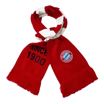 Bayern Munich Soccer knitting Scarf Red&White - gogoalshop