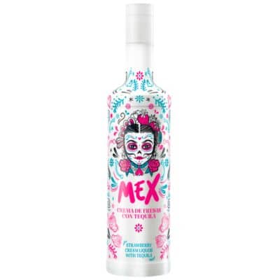 Mex Strawberry Cream Tequila Liqueur 70cl bottle