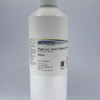 Platinum tank plating solution