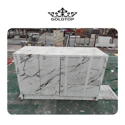 Calacatta Paonazzo Marble Cabinet