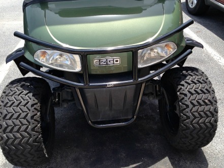 ezgo golf cart brush guards