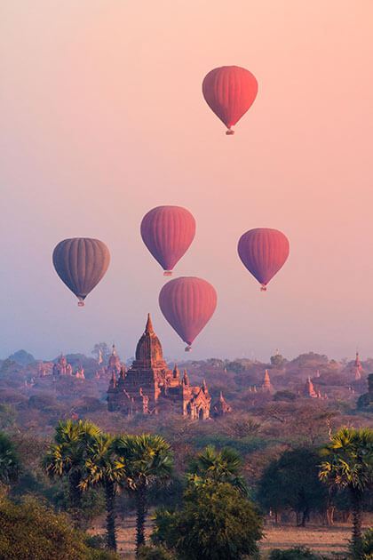 see incredible stupas in Myanmar trip from India