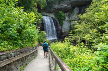 Hiking the Appalachian Trail before Hurricane Helene.