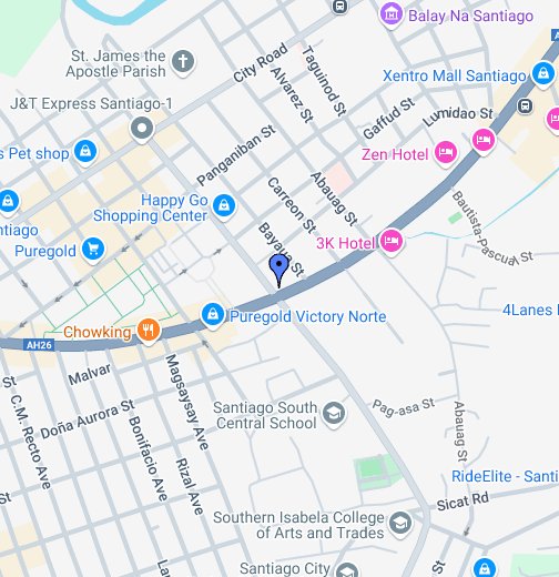 Santiago City Isabela Map