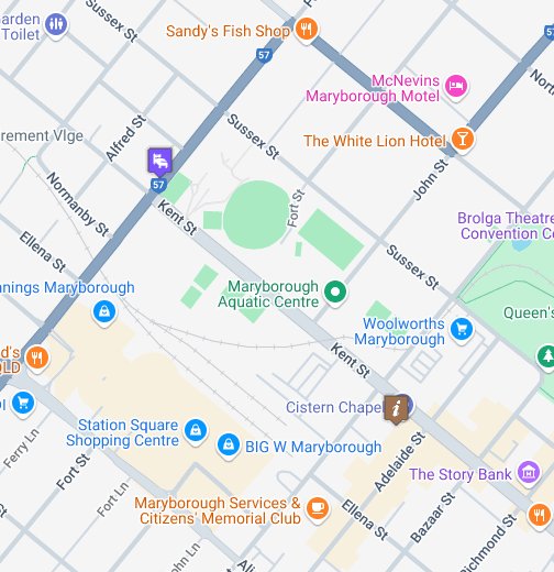 Map Of Maryborough Qld