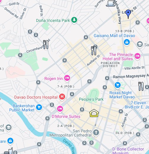 Davao City Proper Map