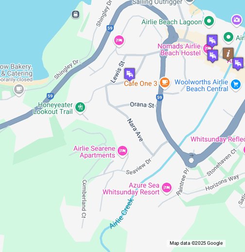 Airlie Beach Australia Map