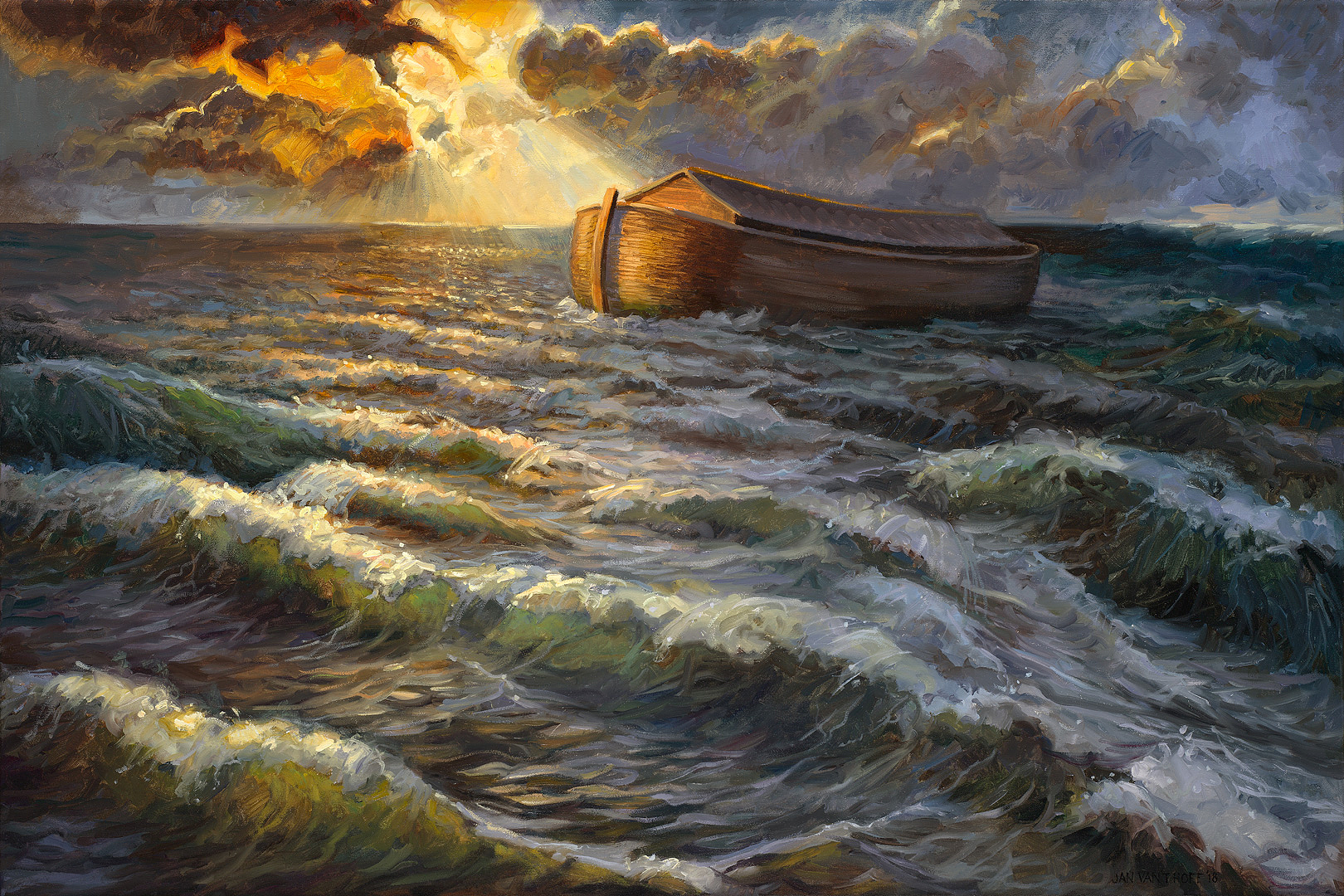 The Ark on the waters