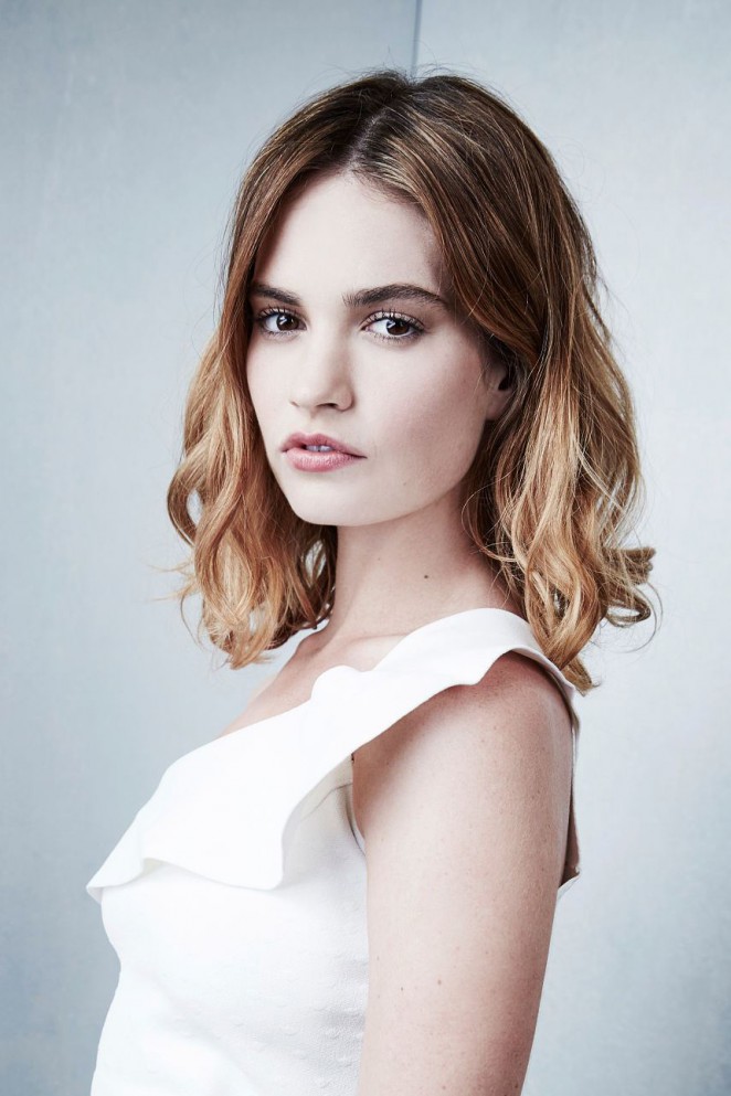 Lily James – ‘War and Peace’ Portrait Session at 2016 Winter TCA – GotCeleb