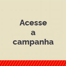 Cartão bege escrito acesse a campanha com barra vermelha. 