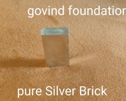 Silver Brick 500gm Pure Silver Brick